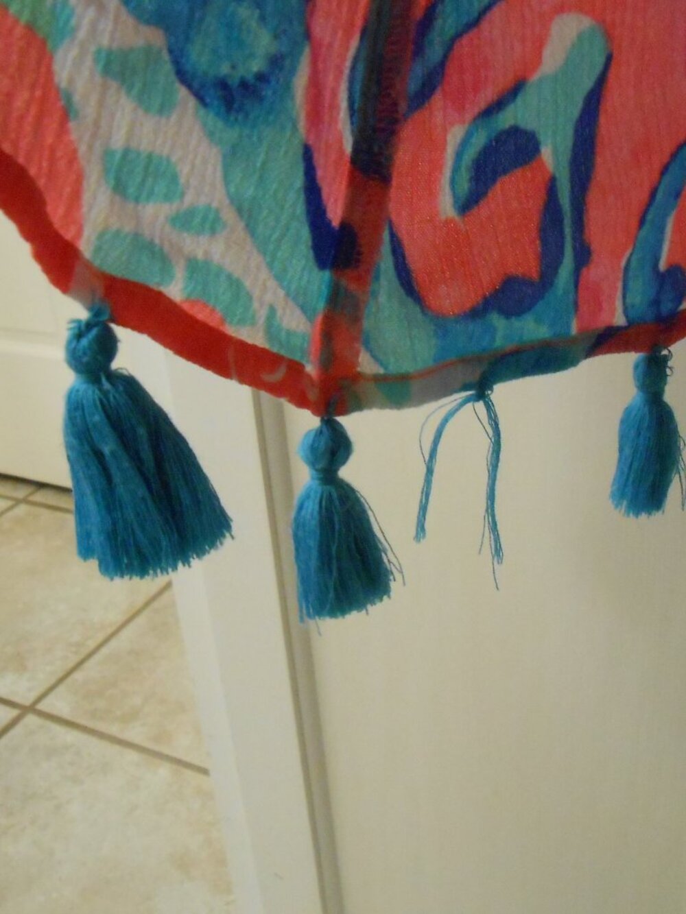 Lilly Pulitzer Dress with Tassel Hemline - Picture 5 of 7
